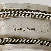 Tahe Navajo Sterling Silver Bracelet for Sale at BitchinRetro.com