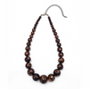 Vintage VCLM Black and Copper Beaded Necklace for Sale at BitchinRetro.com