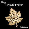 Vintage Crown Trifari Maple Leaf Brooch for Sale at BitchinRetro.com