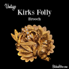 Vintage Kirks Folly Frog and Dragonfly Brooch for Sale at BitchinRetro.com