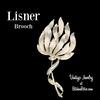 Vintage Lisner Lotus Flower Brooch for Sale at BitchinRetro.com