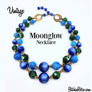 Vintage Moonglow Beaded Necklace for Sale at BitchinRetro.com