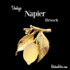 Napier Vintage Lemon Brooch for Sale at BitchinRetro.com