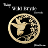 Vintage Wild Bryde Hummingbird Brooch for Sale at BitchinRetro.com
