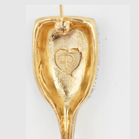 Vintage Rhinestone Wine Glass Brooch for Sale at BitchinRetro.com