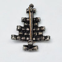 Austrian Crystal Vintage Christmas Tree Brooch