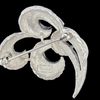 Vintage Crown Trifari Leaf or Feather Brooch for Sale at BitchinRetro.com