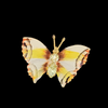 Czechoslovakia Vintage Butterfly Rhinestone Brooch for Sale at BitchinRetro.com