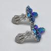 Vintage Sarah Coventry Blue Lagoon Juliana Rhinestone Earrings for Sale at BtchinRetro.com