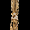 Vintage Goldette Mesh and Faux Pearl Bracelet for Sale at BitchinRetro.com