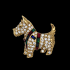 Vintage Kenneth Jay Lane Scottish Terrier Brooch for Sale at BitchinRetro.com