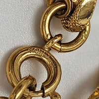 Vintage Monet Pendant Necklace with Greek Key Detail for Sale at BitchinRetro.com
