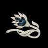 Napier Vintage Tulip Rhinestone Brooch for Sale at BitchinRetro.com