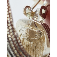 Oscar de la Renta Vintage Textured Hoop Earrings