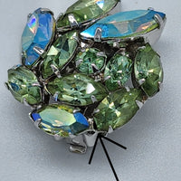 Vintage Weiss Rhinestone Earrings at BitchinRetro.com