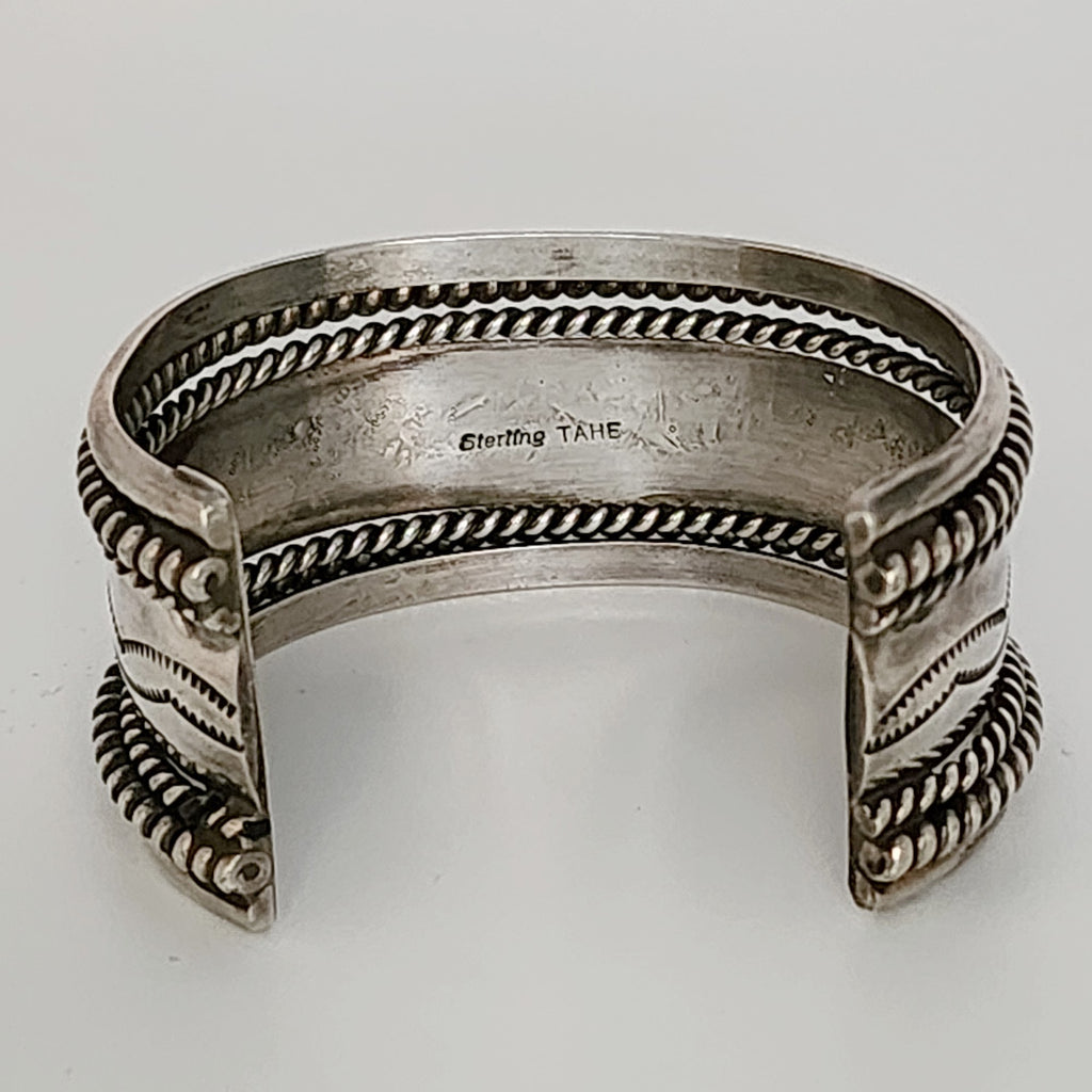 ヴィンテージ ナバホ TAHE シルバー バングル [ Sterling Silver