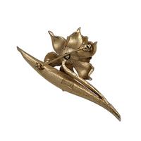 Vintage Crown Trifari Daffodil Brooch for Sale at BitchinRetro.com