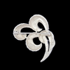 Vintage Crown Trifari Leaf or Feather Brooch for Sale at BitchinRetro.com