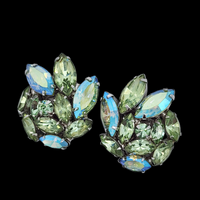Vintage Weiss Rhinestone Earrings at BitchinRetro.com
