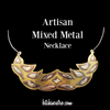 Artisan Mixed Metal Necklace at bitchinretro.com.