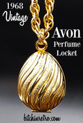 1968 Avon Perfume Locket @ bitchinretro.com