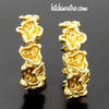 Panetta Vintage Brutalist Hoop Earrings at bitchinretro.com  