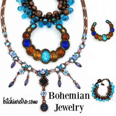 Cookie Lee Bohemian Necklace Lot @ bitchinretro.com
