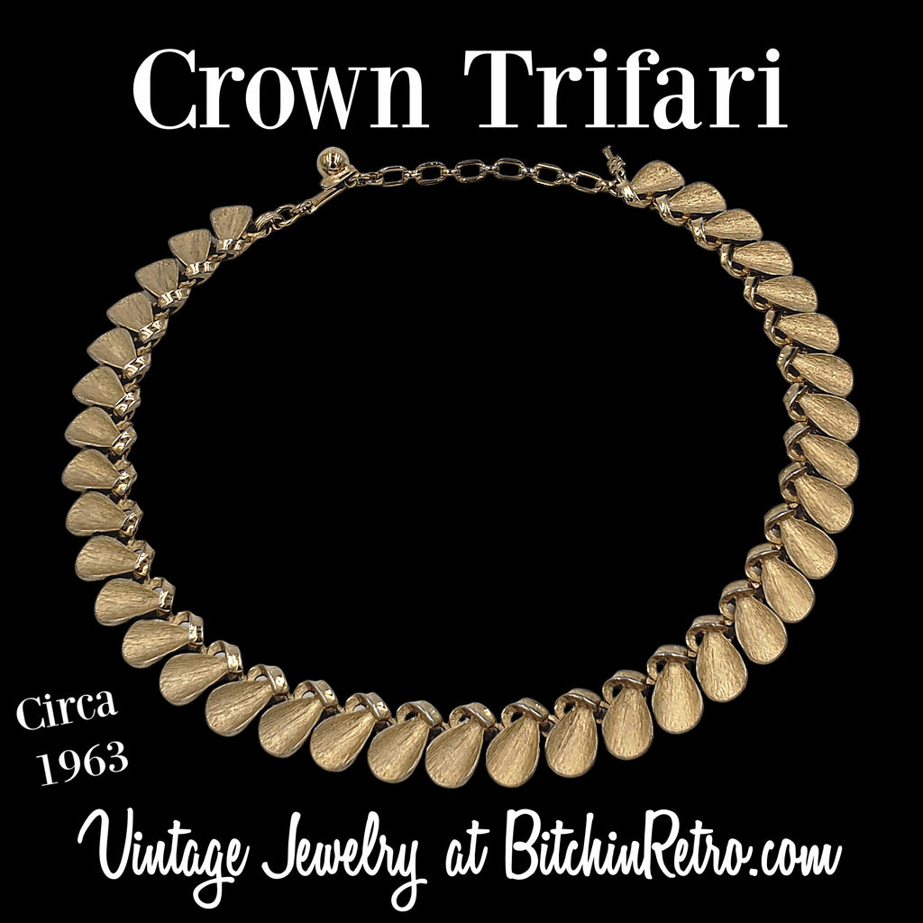 Crown Trifari Necklaces @ bitchinretro.com