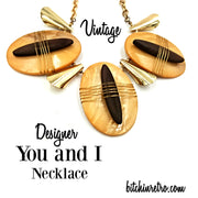 Designer You and I Vintage Statement Necklace at bitchinretro.com