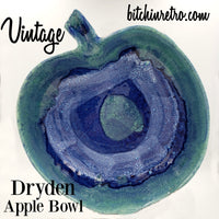 Dryden Pottery Vintage Apple Bowl at bitchinretro.com