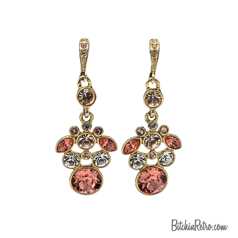 Givenchy Articulated Drop Crystal Earrings | Bitchin Retro Givenchy Articulated Drop Crystal Earrings | Bitchin Retro