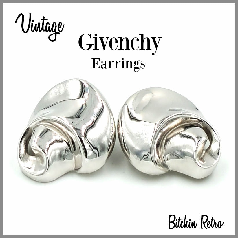 Vintage Givenchy Earrings at bitchinretro.com