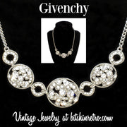 Givenchy Vintage Rhinestone Necklace at bitchinretro.com