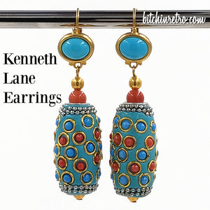 Kenneth Lane Mogul Style Earrings