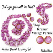Kramer Vintage Jewelry Parure at bitchinretro.com