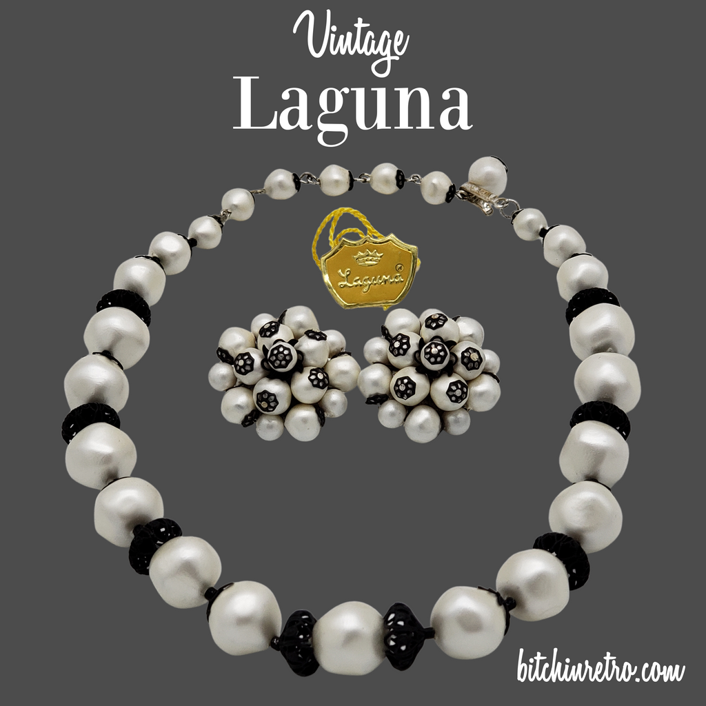 Vintage necklace and earring best sale sets