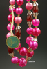 Vintage Japan Art Glass Necklace With Original Tags at bitchinretro.com
