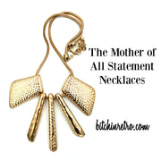 Vintage Statement Necklace for Halloween and Cosplay Costumes at bitchinretro.com
