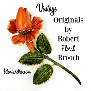 Originals by Robert Vintage Floral Brooch at bitchinretro.com
