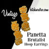 Panetta Vintage Brutalist Hoop Earrings at bitchinretro.com  