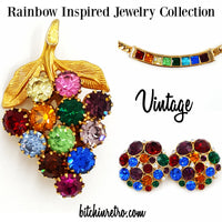 Rainbow Jewelry Collection at bitchinretro.com