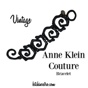 Vintage Anne Klein Couture Bracelet at bitchinretro..com