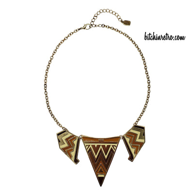Vintage You and I Tribal Necklace at bitchinretro.com