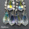 Vintage Chandelier Rhinestone Earrings at BitchinRetro.com