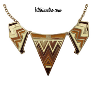 Vintage You and I Tribal Necklace at bitchinretro.com