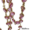 Vintage Swarovski Crystal Pink Necklace and Earring Set at BitchinRetro.com