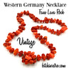 Western Germany Faux Lava Rock Necklace at bitchinretro.com
