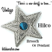 Hilco Vintage Star Brooch and Pendant at bitchinretro.com