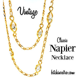 Vintage and Classic Napier Necklace at bitchinretro.com