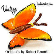 Vintage Originals by Robert Butterfly Brooch at bitchinretro.com